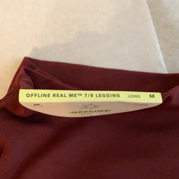 Aerie OFFLINE Real Me High-Waisted 7/8 Leggings Size Medium Long - Picture 6 of 9